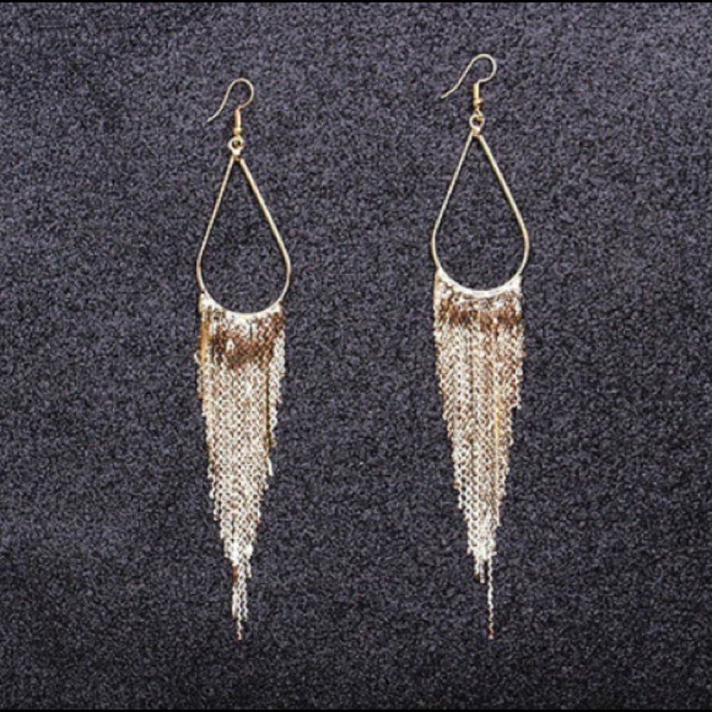 Studio 54 Dangling Earrings- Silver - Picture 4 of 5